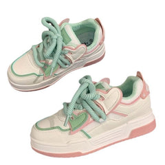 Flat Breathable Sneakers Fashion Sports Casual Shoes Pink