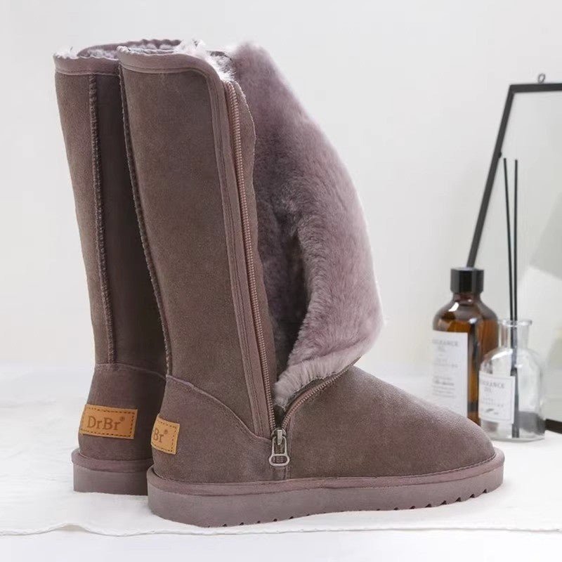 Fleece - lined Thickened Winter Shoes Black