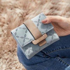 Folding coin purse Fog blue