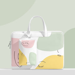 Girl's Cute Clutch Laptop Bag and Notebook Liner Orange plus power bag