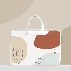 Girl's Cute Clutch Laptop Bag and Notebook Liner Brown