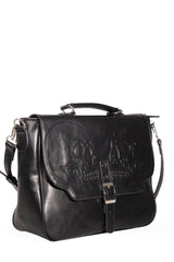 Gothic Punk Skull Crossbody Bag for an Edgy Fashion Statement Black