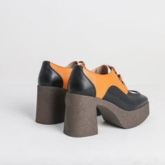 Heighten the Thick Heel Shoe – Elevate Your Style and Comfort Brown