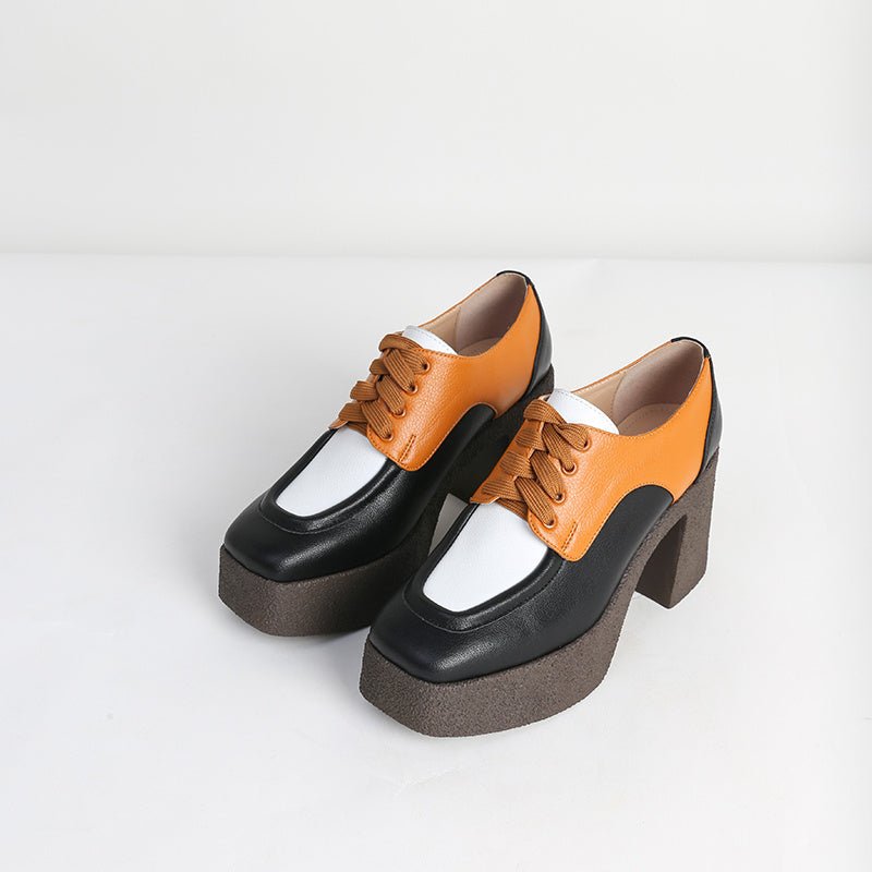 Heighten the Thick Heel Shoe – Elevate Your Style and Comfort Black