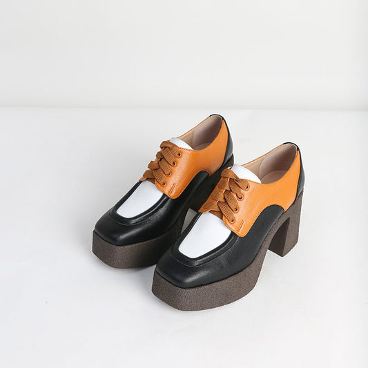 Heighten the Thick Heel Shoe – Elevate Your Style and Comfort Black