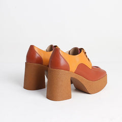 Heighten the Thick Heel Shoe – Elevate Your Style and Comfort Brown