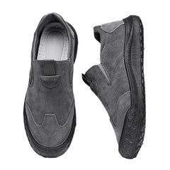 Heritage Canvas Breeze Slip - on Old Beijing Comfort Flats Cloth Shoes Black