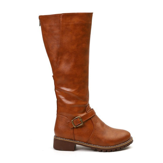 High boots Knight boots Brown