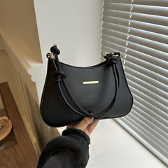 High - End Clutch Square Handbag for Women Black