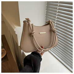 High - End Clutch Square Handbag for Women Khaki