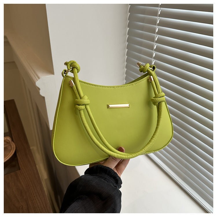 High - End Clutch Square Handbag for Women Green