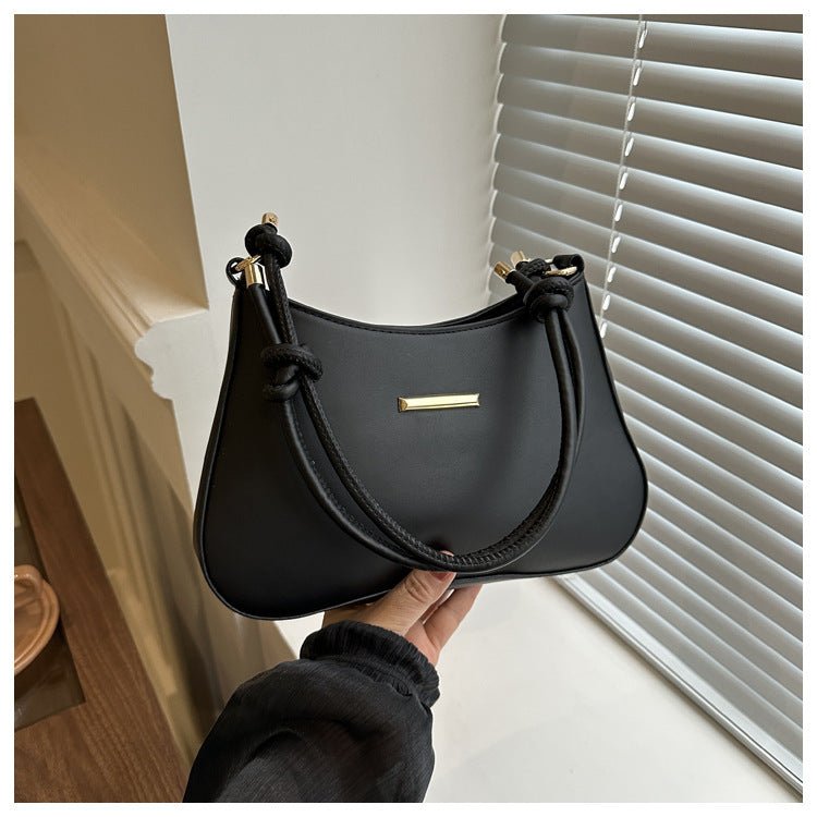 High - End Clutch Square Handbag for Women Black