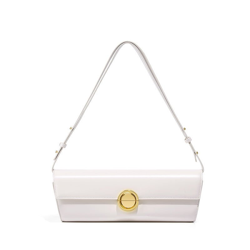 High - grade Light Luxury Genuine Leather Women's Bag Beige