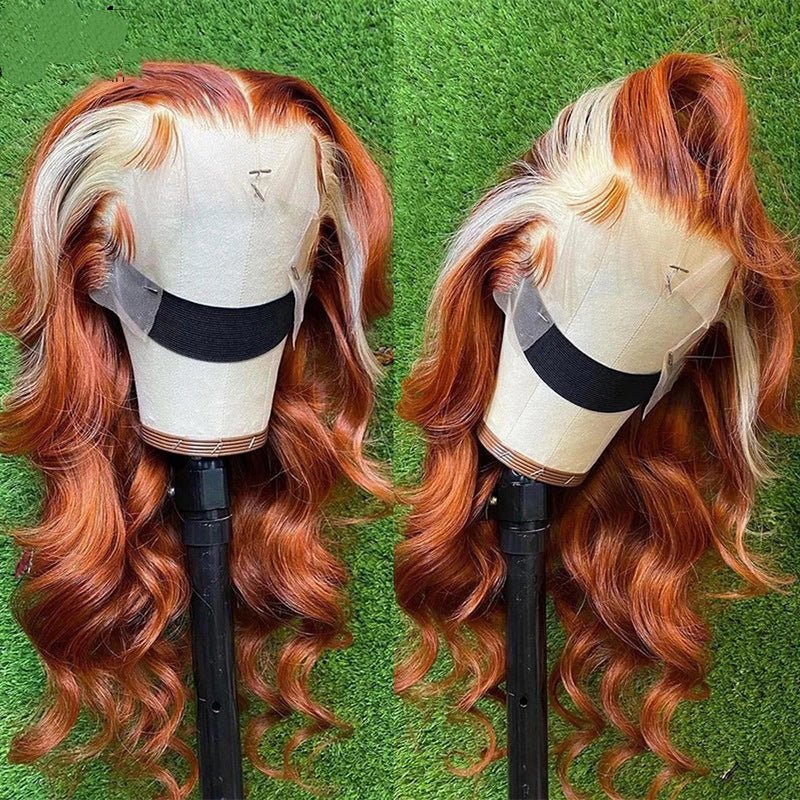 Highlights 613 Head Cover Wig: 4x4 Human Hair Elegance 1.5density