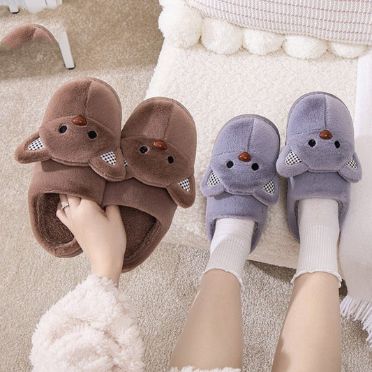 Home Cotton Parent - child Indoor - outdoor Slippers Comfortable Shoes 26to27