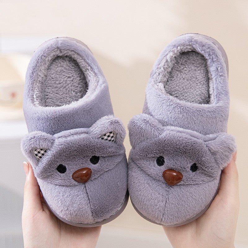 Home Cotton Parent - child Indoor - outdoor Slippers Comfortable Shoes 26to27