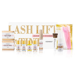 ICONSIGN Lash Lift & Brow Tint Kit - Eyelash and Eyebrow Perm Set Black