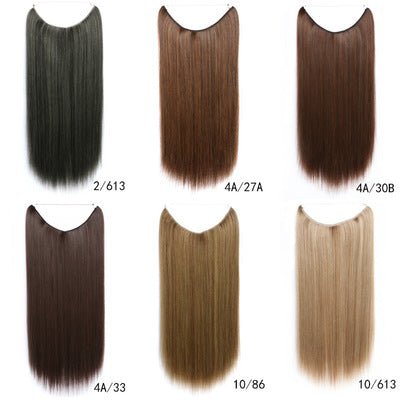 Invisible Wire 22 - inch Hair Extensions: Silky Straight Wig 1001.613