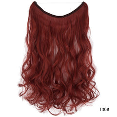 Invisible Wire 22 - inch Hair Extensions: Silky Straight Wig 130M Curly