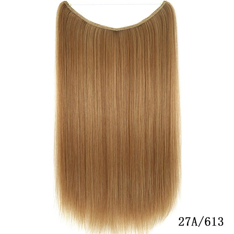 Invisible Wire 22 - inch Hair Extensions: Silky Straight Wig 27A613 Straight