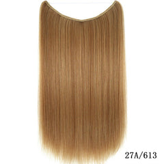 Invisible Wire 22 - inch Hair Extensions: Silky Straight Wig 27A613 Straight