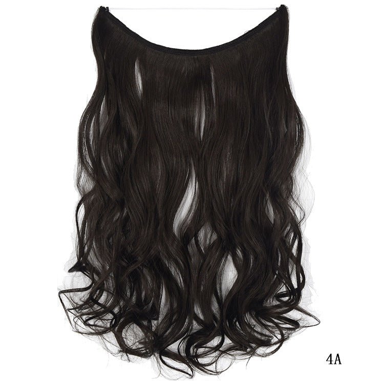 Invisible Wire 22 - inch Hair Extensions: Silky Straight Wig 4A Curly