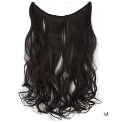 Invisible Wire 22 - inch Hair Extensions: Silky Straight Wig 4A Curly