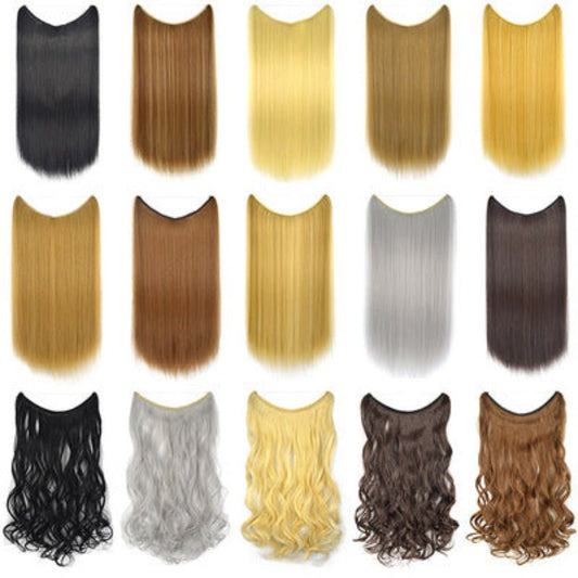 Invisible Wire 22 - inch Hair Extensions: Silky Straight Wig 1001.613