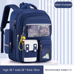 Kids' Spine - Friendly Multifunctional Bag for Comfortable Load Management Navy Blue Small