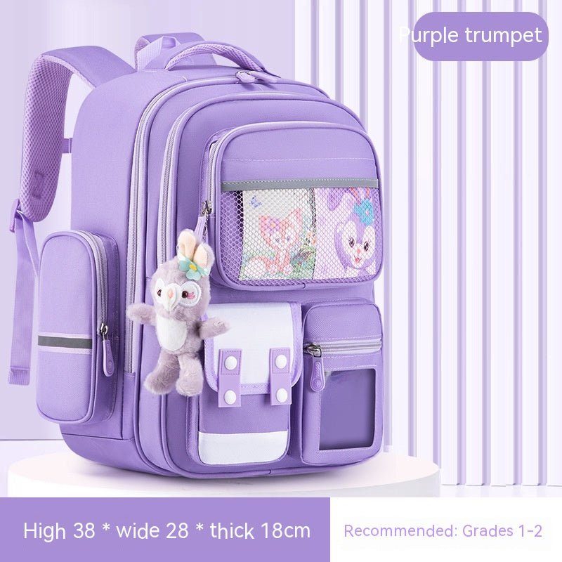 Kids' Spine - Friendly Multifunctional Bag for Comfortable Load Management Purple Small Size