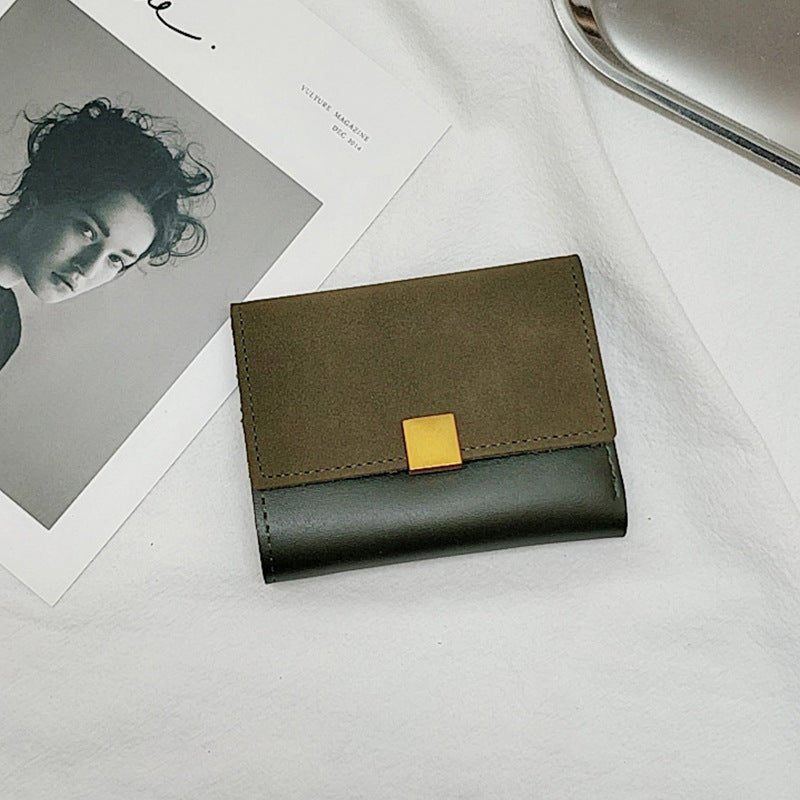 Korean Style Multifunctional Ladies New Clutch Handbag Dark green