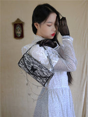 Lace Niche Design Versatile Clutch Bag Lace chain