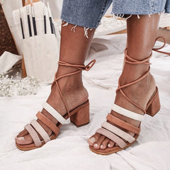 Ladies' High Heel Sandals – Elegant and Stylish Pink