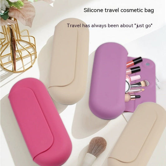 Ladies Stylish Large Capacity Waterproof Travel Companion Cosmetic Bag Blue