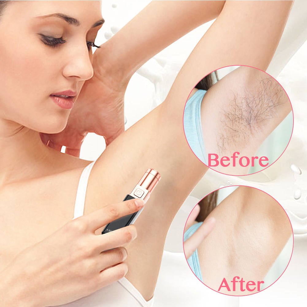 LadiesGlide Pro: Women's Electric Shaver - Effortless Hair Removal Black