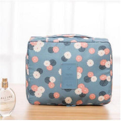 Lady Grace Premium Travel Clutch Makeup Organizer Blue
