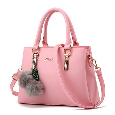 Lady Shoulder Diagonal Clutch Handbag Pink