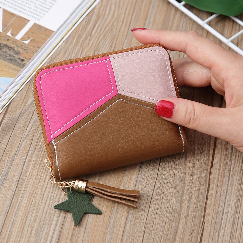 Leather Bag Clutch: Women's Wallet for Ladies and Girls Earth yellow