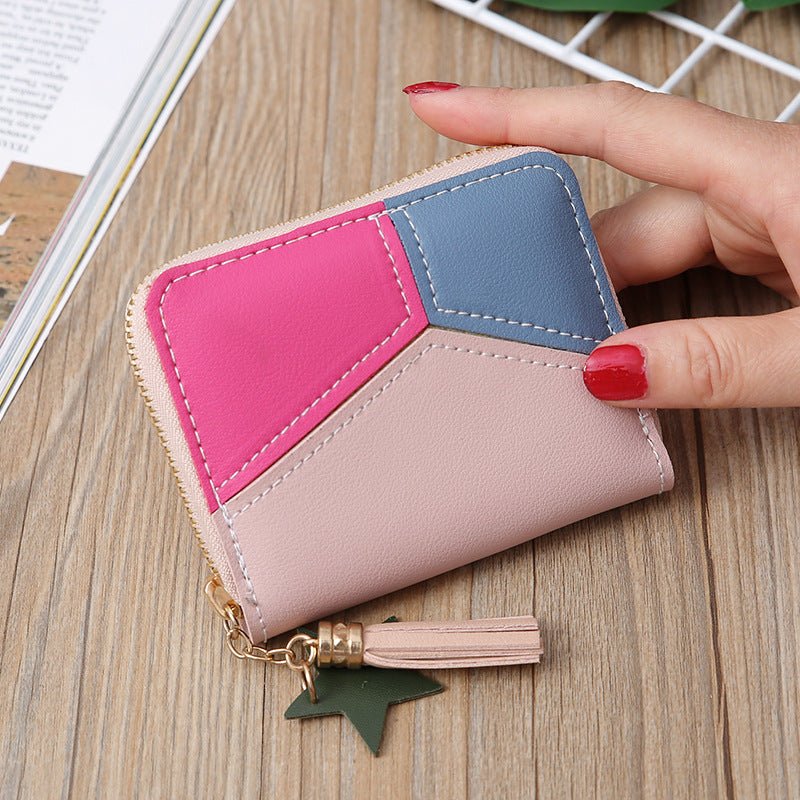 Leather Bag Clutch: Women's Wallet for Ladies and Girls Pink