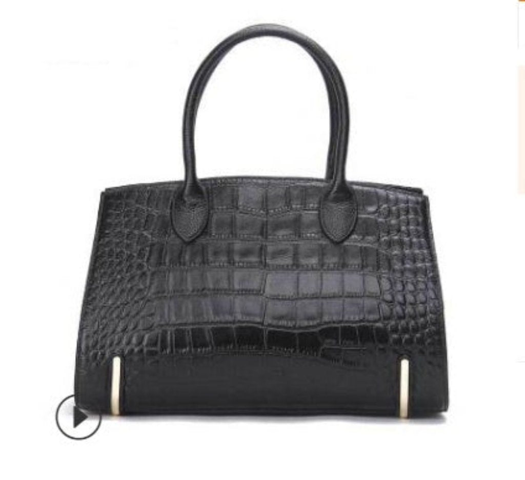 Leather Clutch Casual Ladies' Handbag Black