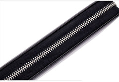 Leather Long Wallet Leather Wallet Men Clutch Bag Zipper Clutch Bag Black