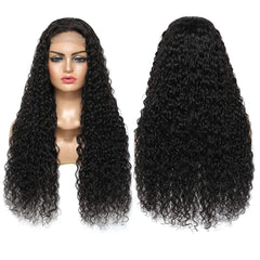 Long Curly Wig with Front Lace and Bangs 10inch