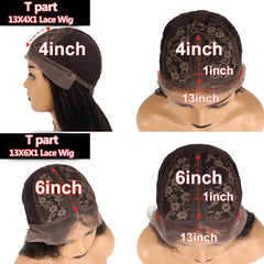 Long Hair Sets with Small Curly Human Hair Wig 8inch