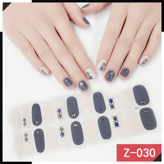 Luxury Nail Polish Stickers: High - End Nail Art Adhesive Decals Z029