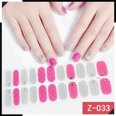 Luxury Nail Polish Stickers: High - End Nail Art Adhesive Decals Z029