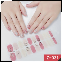 Luxury Nail Polish Stickers: High - End Nail Art Adhesive Decals Z031