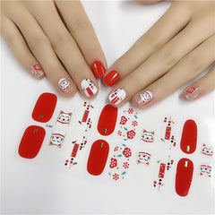 Luxury Nail Polish Stickers: High - End Nail Art Adhesive Decals Z029