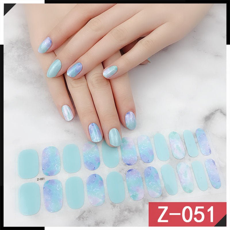 Luxury Nail Polish Stickers: High - End Nail Art Adhesive Decals Z051