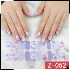 Luxury Nail Polish Stickers: High - End Nail Art Adhesive Decals Z052