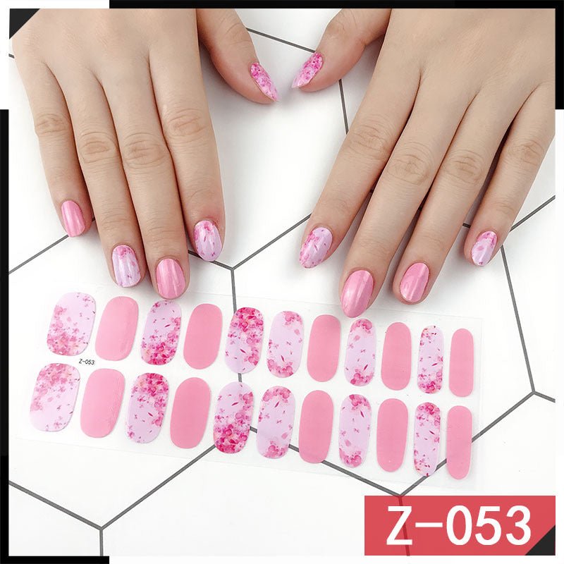 Luxury Nail Polish Stickers: High - End Nail Art Adhesive Decals Z053